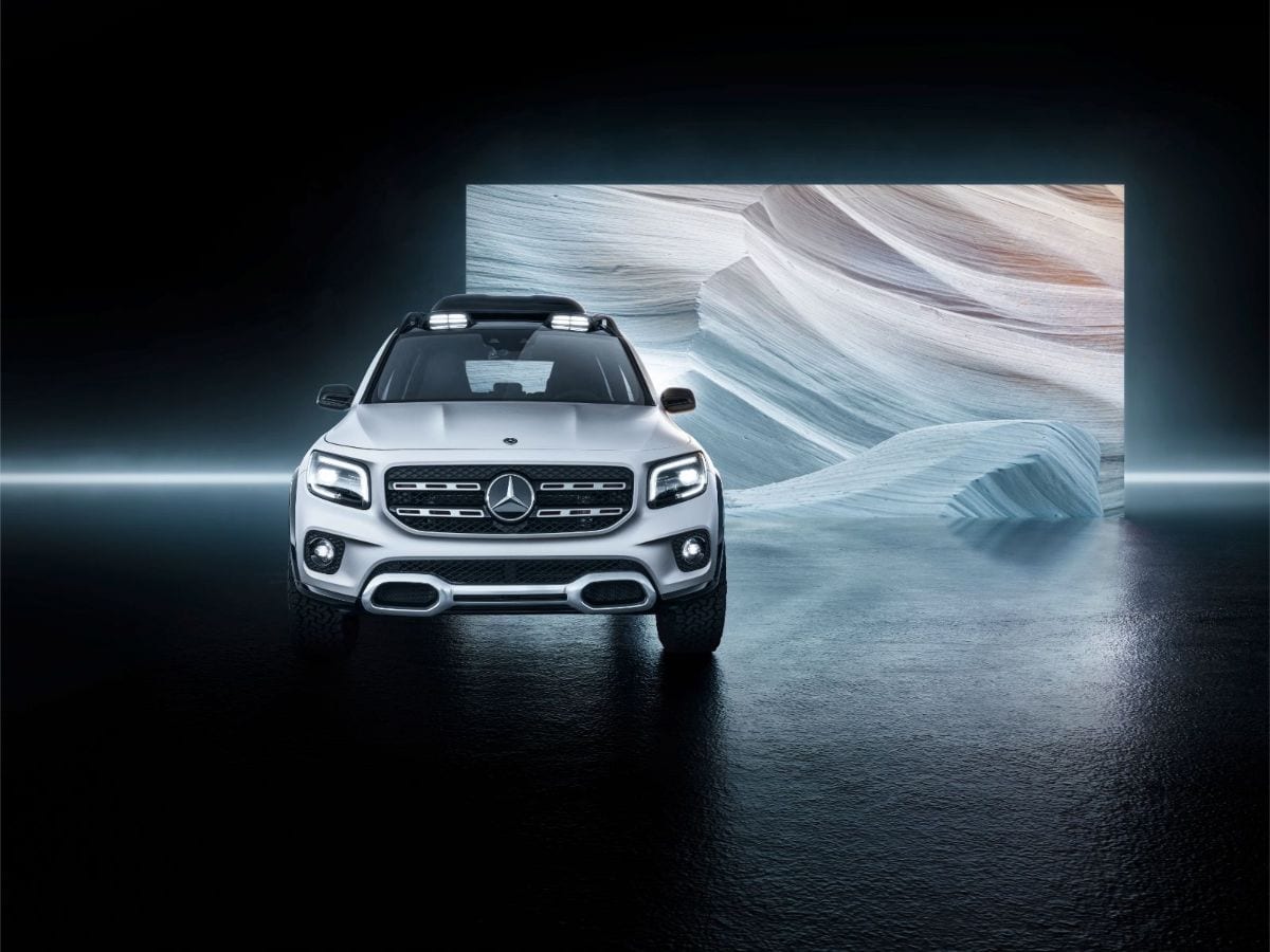 Mercedes-Benz a prezentat GLB Concept, un viitor SUV compact cu 7 locuri
