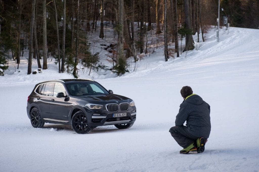 Test BMW X3 pe pârtie la predeal: Și la noi ca afară