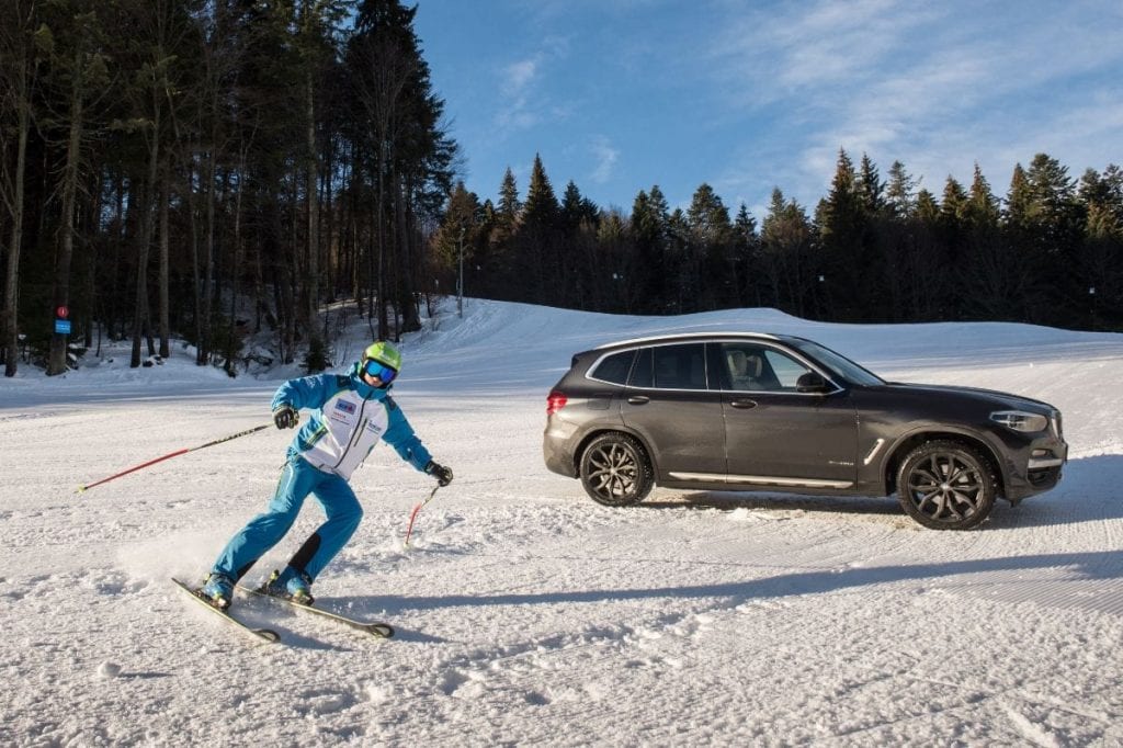 Test BMW X3 pe pârtie la Sinaia: Și la noi ca afară