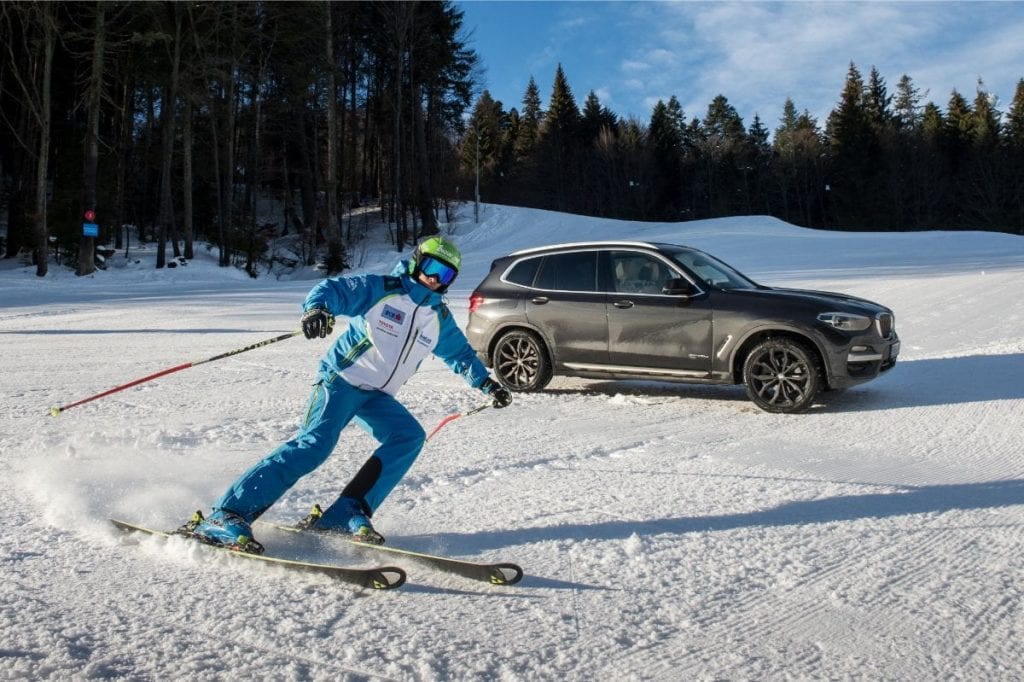 Test BMW X3 pe pârtie la Sinaia: Și la noi ca afară