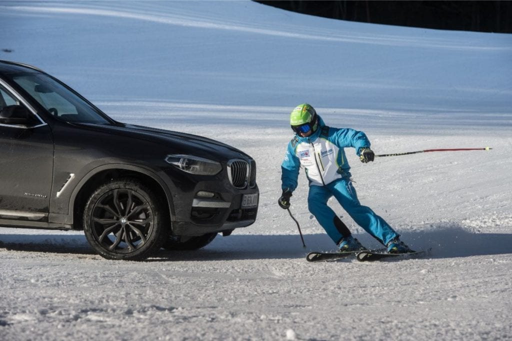 Test BMW X3 pe pârtie la predeal: Și la noi ca afară