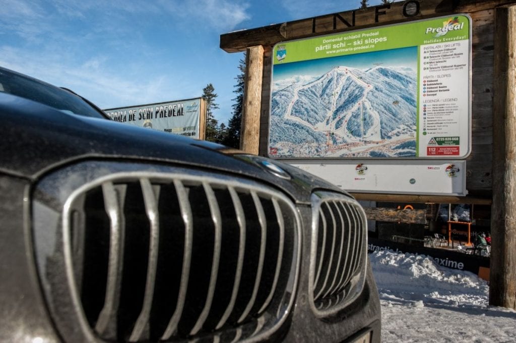 Test BMW X3 pe pârtie la Sinaia: Și la noi ca afară