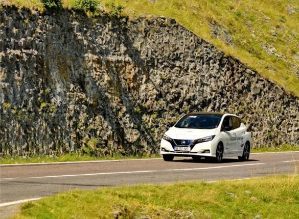 Test Nissan Leaf la Sibiu Rally 2018: Probă specială