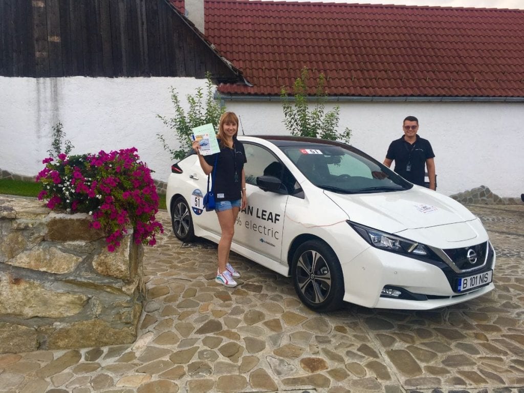Test Nissan Leaf la Sibiu Rally 2018: Probă specială
