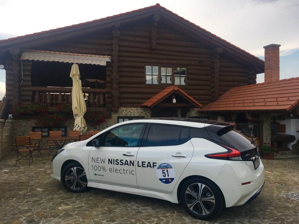 Test Nissan Leaf la Sibiu Rally 2018: Probă specială