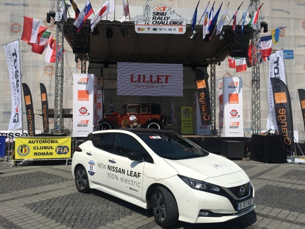 Test Nissan Leaf la Sibiu Rally 2018: Probă specială