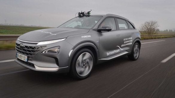 Un Hyundai Nexo alimentat cu hidrogen a stabilit un record de autonomie