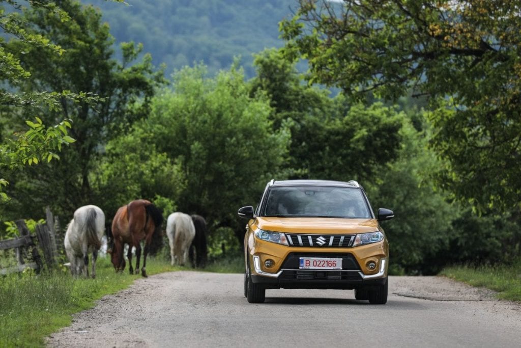 Test Suzuki Vitara Allgrip: În amonte