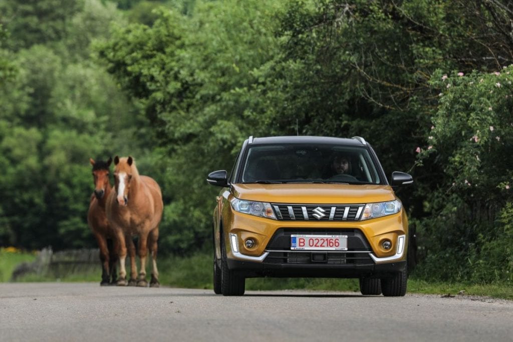 Test Suzuki Vitara Allgrip: În amonte