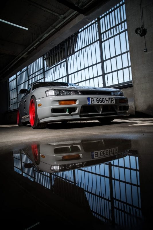 Test Nissan Silvia S14A: Bucharest drift