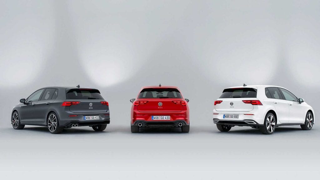 volkswagen golf 8 gti gtd gte