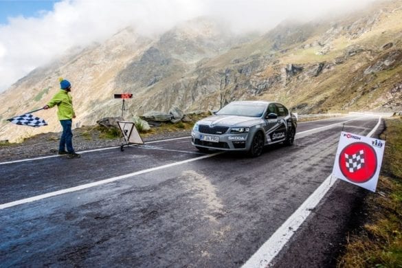 Record Skoda Octavia RS pe Transfăgărășan: Muntele nostru