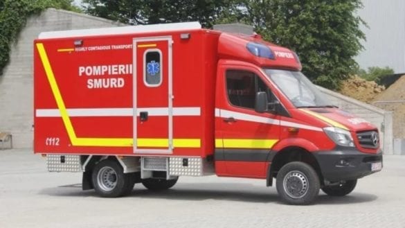 Ambulanță (izoletă) Deltamed pentru tratarea cazurilor contagioase