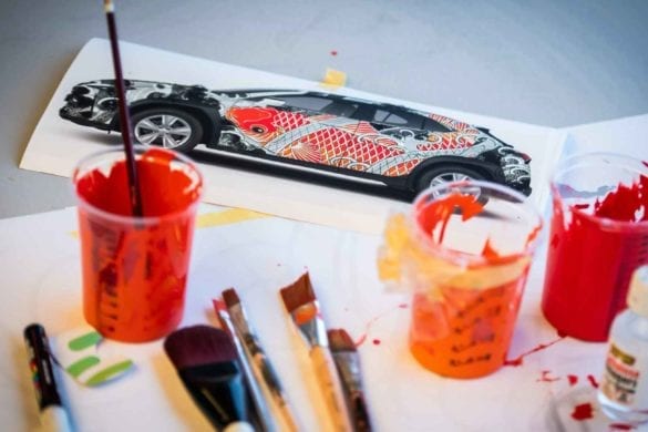 Lexus UX Tattoo Art Car