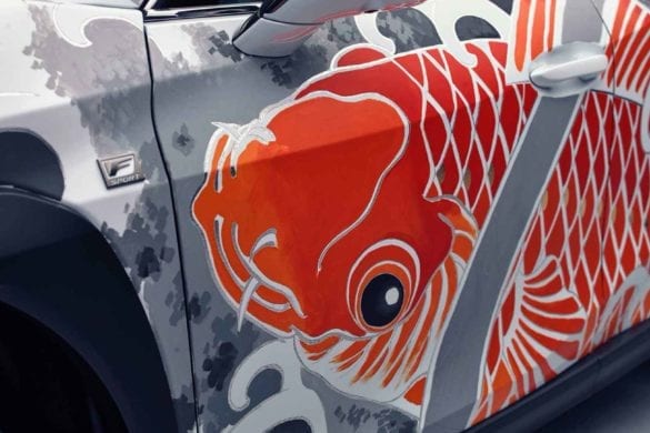 Lexus UX Tattoo Art Car