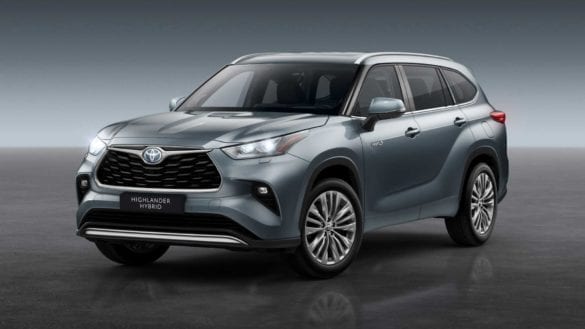 Toyota Highlander Hybrid vine în Europa