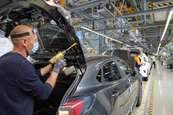 fabrica-ford-craiova-masuri-covid-19-6 Ford Craiova: primele imagini după reînceperea producției