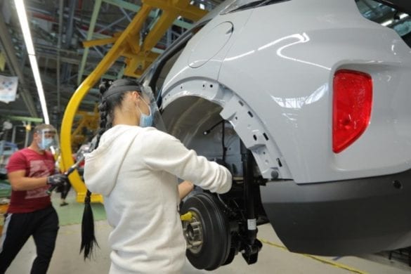 fabrica-ford-craiova-masuri-covid-19-7 Ford Craiova: primele imagini după reînceperea producției