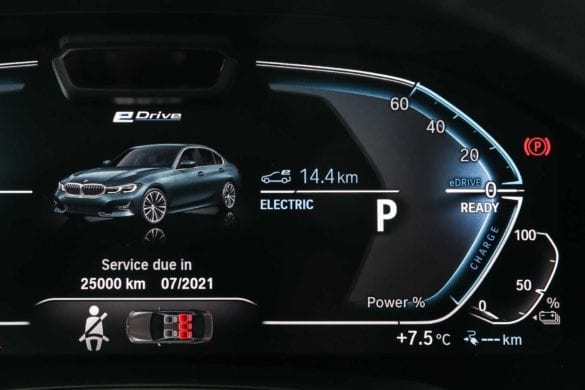 BMW 330e: test EcoWheels
