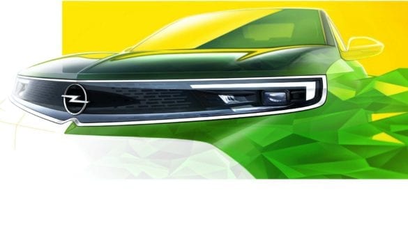 Opel Mokka teaser. Opel Vizor