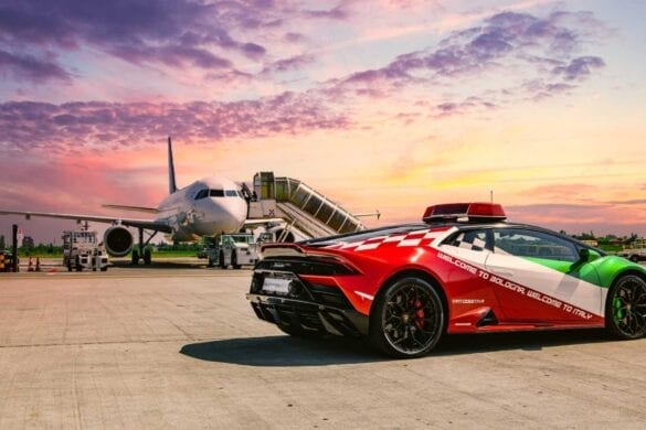 Lamborghini Huracan Evo pe aeroportul din Bologna 8