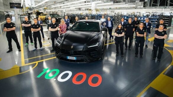 Lamborghini Urus productie 10000