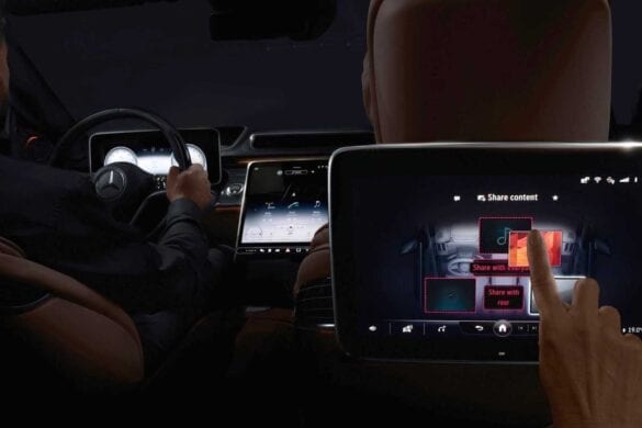 Noul Mercedes-Benz Clasa S MBUX infotainment