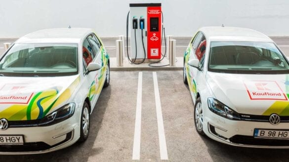 Statie incarcare masini electrice kaufland