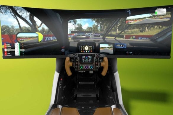 Aston Martin simulator racing