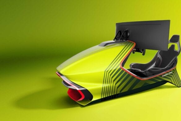 Aston Martin simulator racing