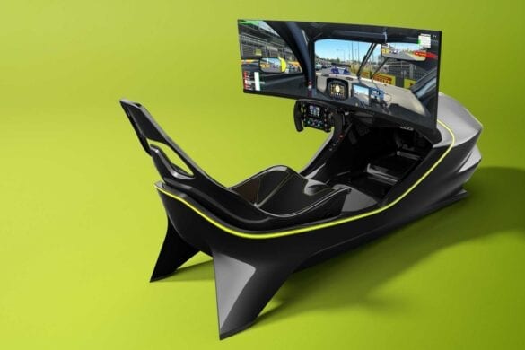 Aston Martin simulator racing