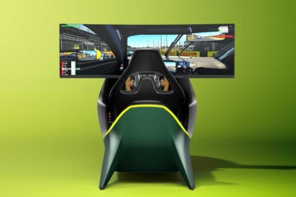 Aston Martin simulator racing