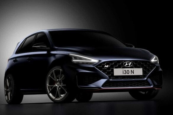 Hyundai i30 N facelift teaser Hyundai i30 N facelift teaser