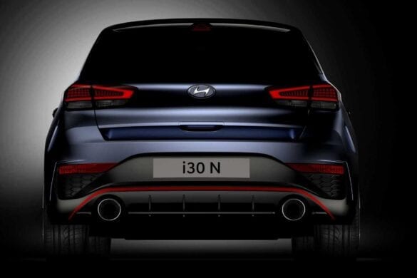 Hyundai i30 N facelift teaser Hyundai i30 N facelift teaser