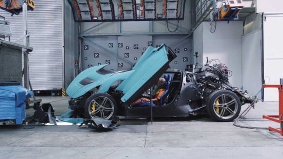 Rimac C-Two test impact