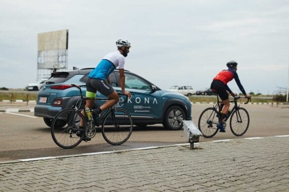 Hyundai Kona Electric în Bike4Life 2020