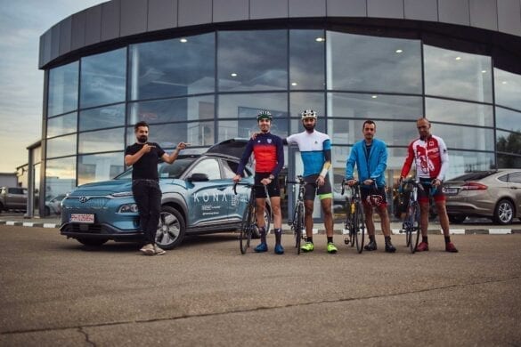 Hyundai Kona Electric în Bike4Life 2020