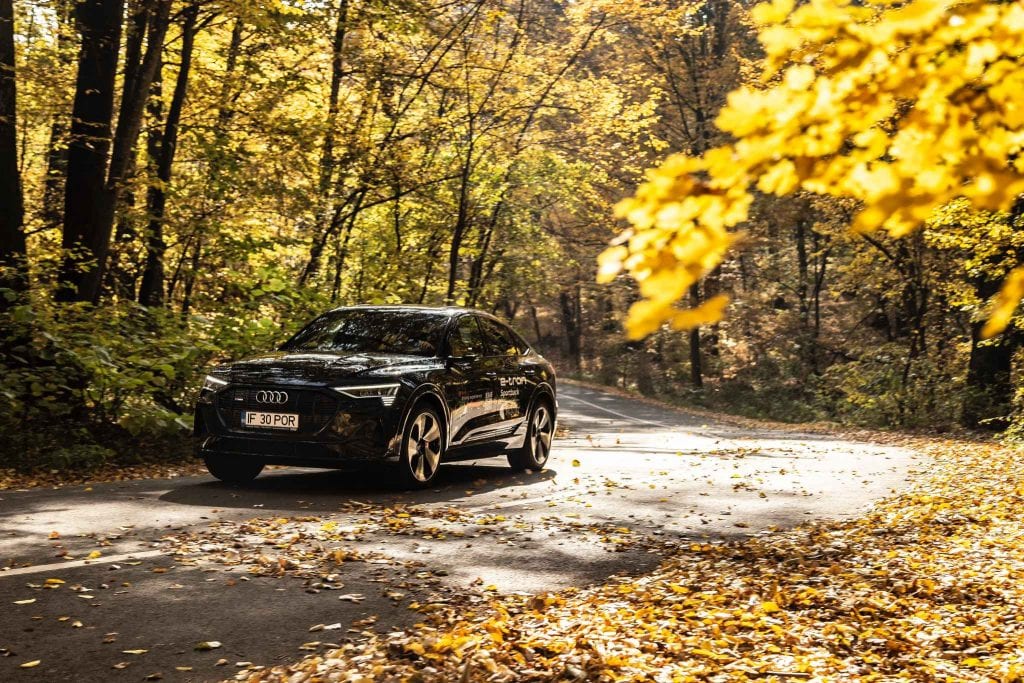 Test cu Audi e-tron Sportback