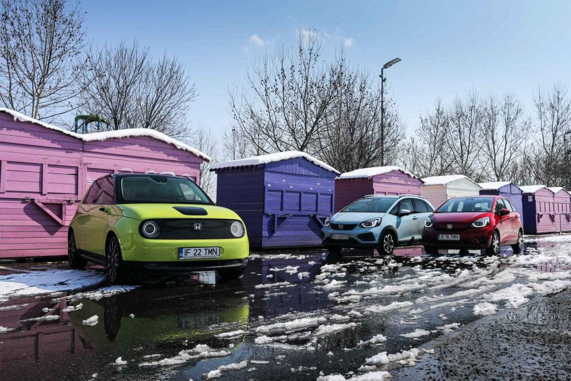 Test Honda e Honda Jazz 1