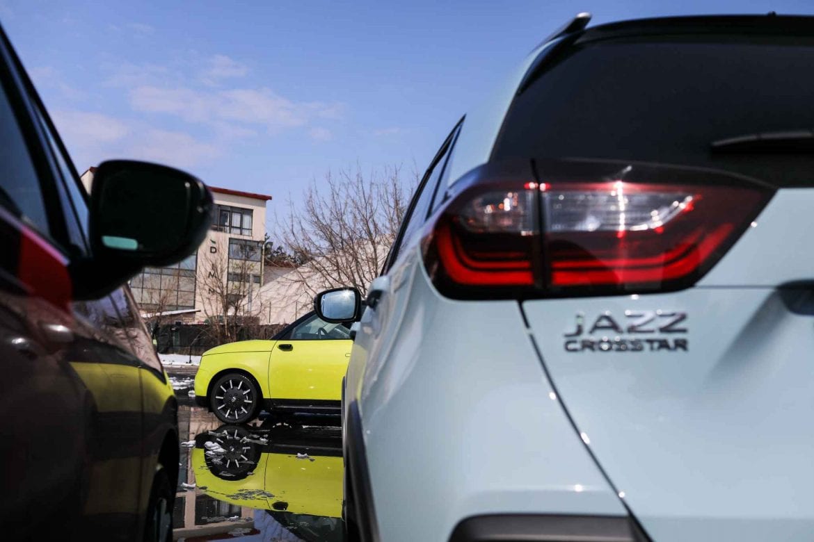 Test Honda e Honda Jazz 6