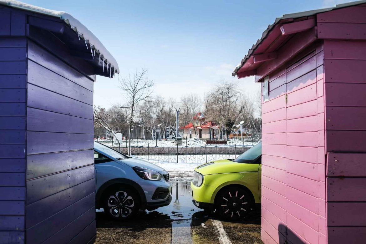 Test Honda e Honda Jazz 7